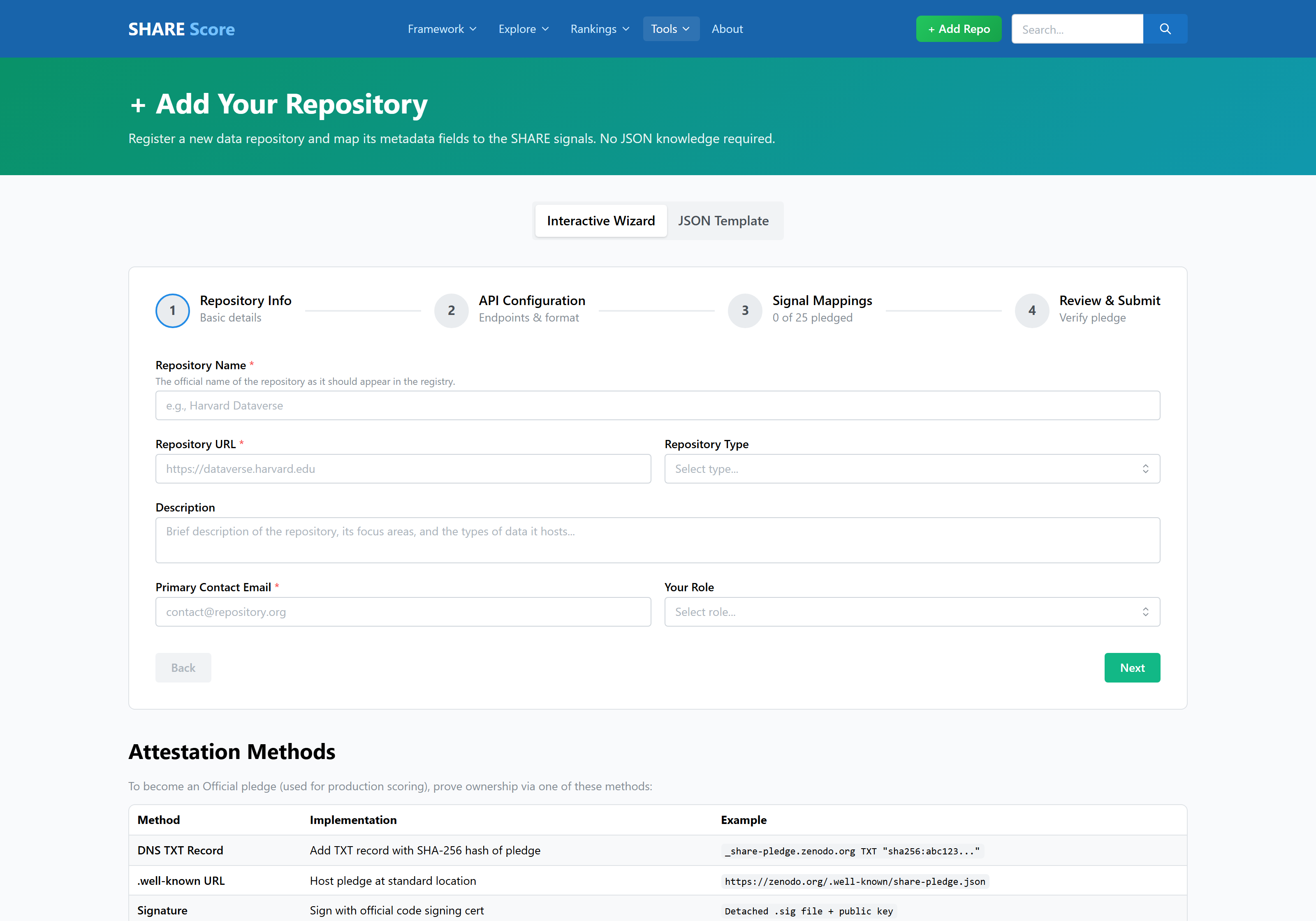 Add a repository